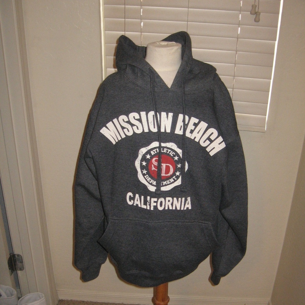 Mission Beach  California Hoodie - Med